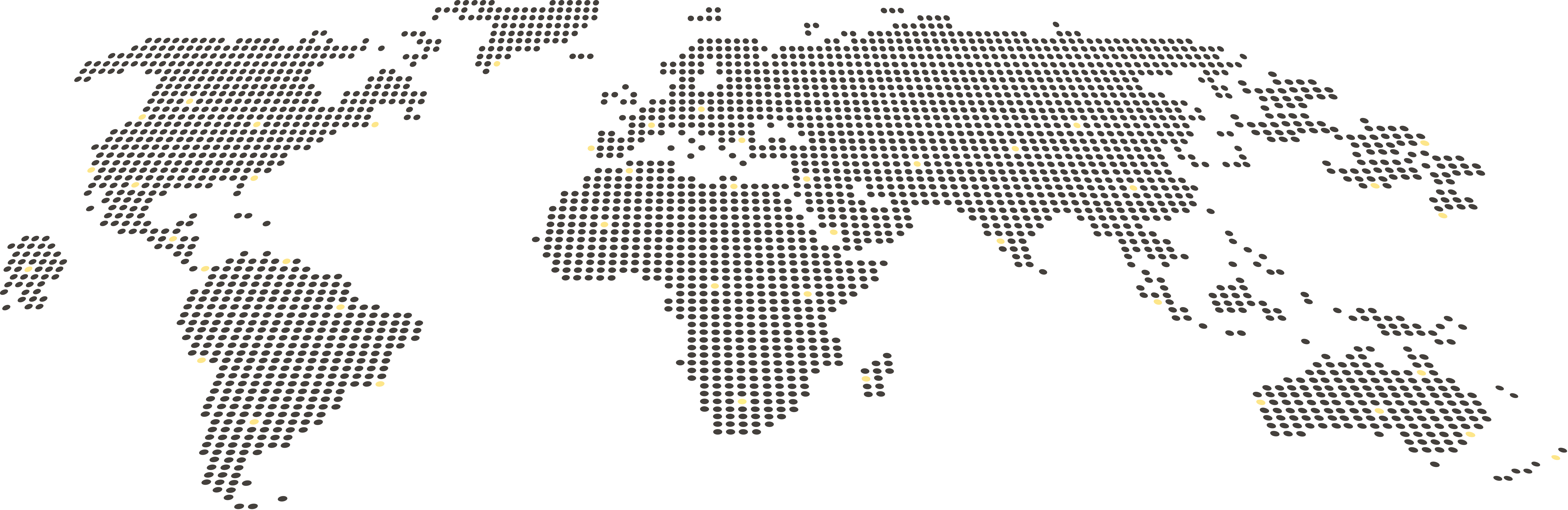 World Map with highlighted points